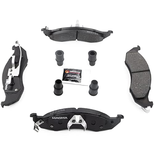 MAGMA Premium PMD576M Semi-Metallic Brake Pads, Front