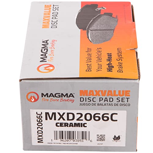 MAGMA MaxValue MXD2066C Ceramic Brake Pads, Front