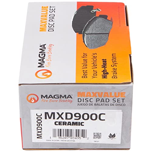 MAGMA MaxValue MXD900C Ceramic Brake Pads, Rear