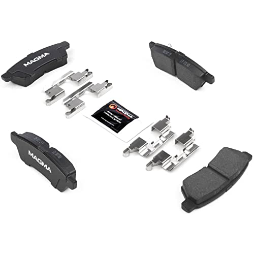 MAGMA Premium PMD1100C Ceramic Brake Pads, Rear