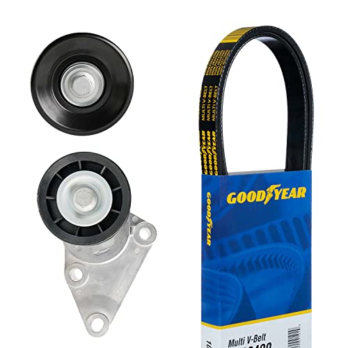 Goodyear Replacement Belts and Hoses 3087 Serpentine Belt Drive Component Kit, Gray
