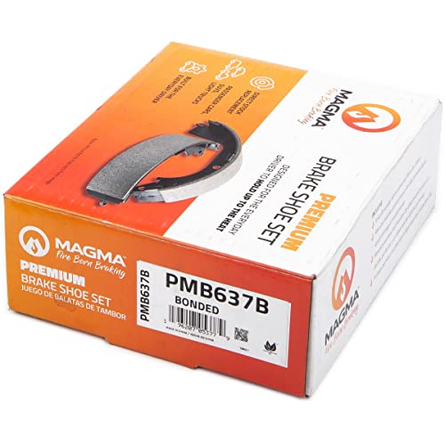 MAGMA Premium PMB637B Bonded Shoes, Rear