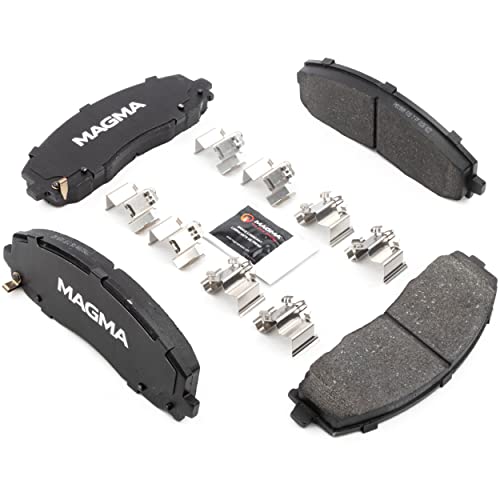 MAGMA Premium PMD1589M Semi-Metallic Brake Pads, Front