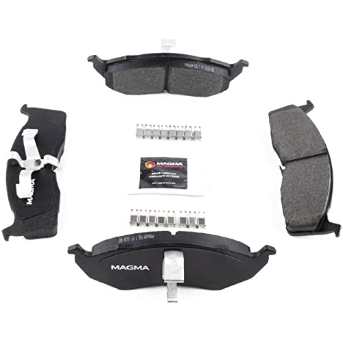 MAGMA Premium PMD642M Semi-Metallic Brake Pads, Front