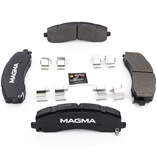 MAGMA Premium PMD2225M Semi-Metallic Brake Pads, Rear