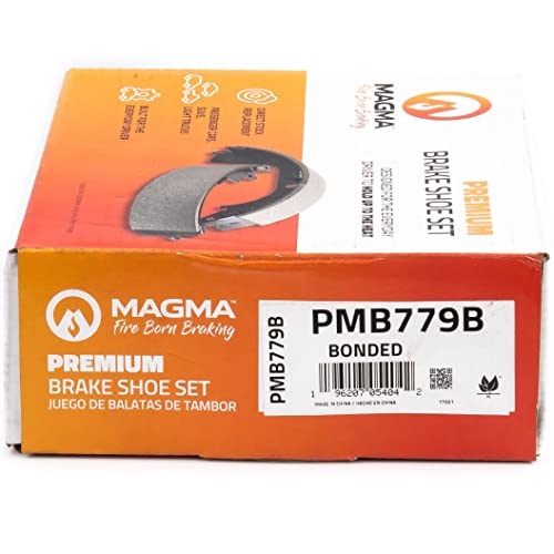 MAGMA Premium PMB779B Bonded Shoes, Rear