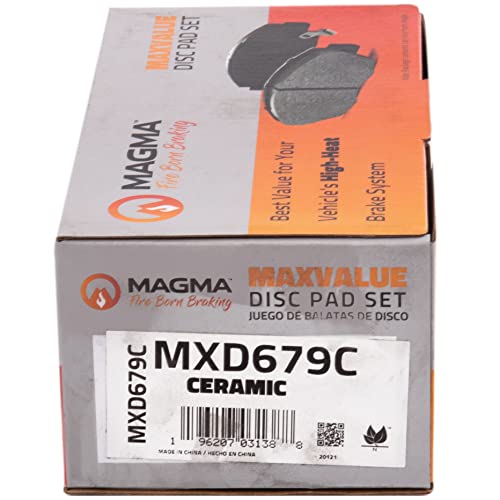 MAGMA MaxValue MXD679C Ceramic Brake Pads, Front