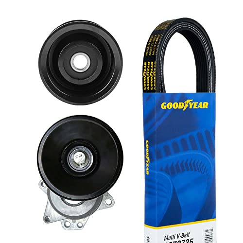 Goodyear 3191 Serpentine Belt Drive Component Kit, Gray