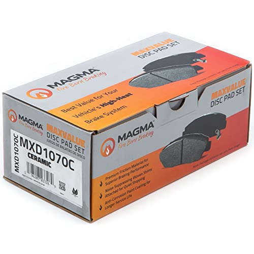 MAGMA MaxValue MXD1070C Ceramic Brake Pads, Front
