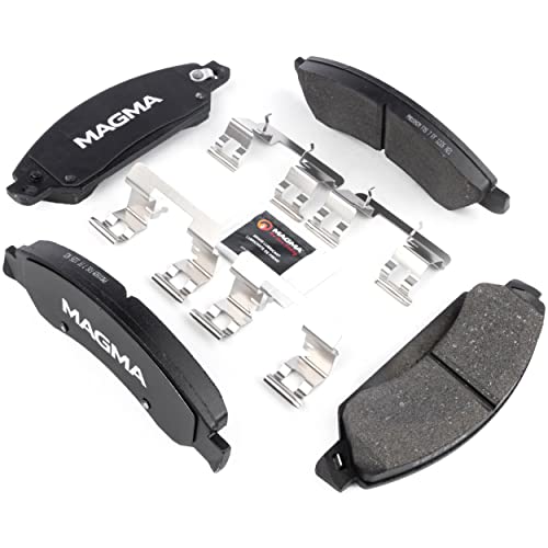 MAGMA Premium PMD1092M Semi-Metallic Brake Pads, Front