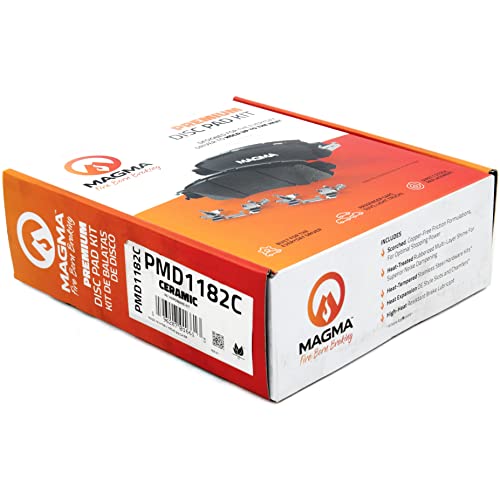 MAGMA Premium PMD1182C Ceramic Brake Pads, Front