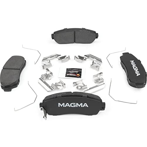 MAGMA Premium PMD1521C Ceramic Brake Pads, Front
