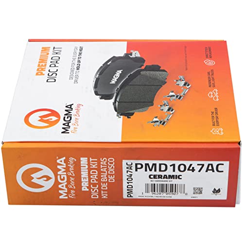 MAGMA Premium PMD1047AC Ceramic Brake Pads, Front