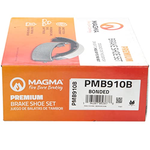 MAGMA Premium PMB910B Bonded Shoes, Rear