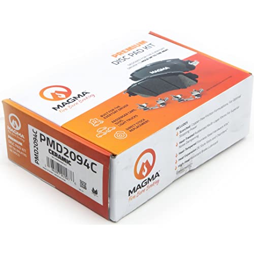 MAGMA Premium PMD2094C Ceramic Brake Pads, Front