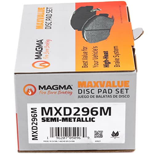 MAGMA MaxValue Semi-Metallic Brake Pads MXD296M
