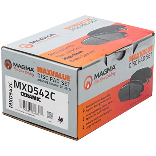 MAGMA MaxValue MXD542C Ceramic Brake Pads, Front