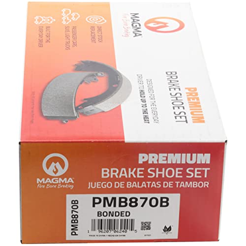 MAGMA Premium PMB870B Parking Brake Shoe, Rear