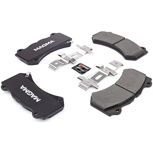 MAGMA Premium PMD1405M Semi-Metallic Brake Pads, Front