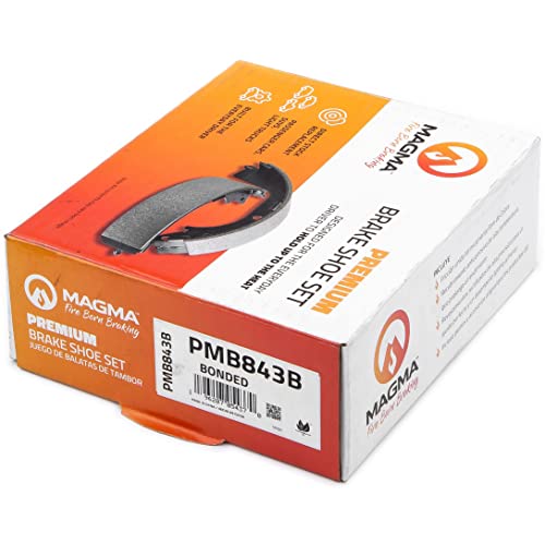 MAGMA Premium PMB843B Bonded Shoes, Rear