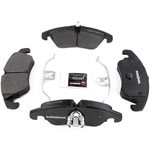 MAGMA Premium PMD1322M Semi-Metallic Brake Pads, Front
