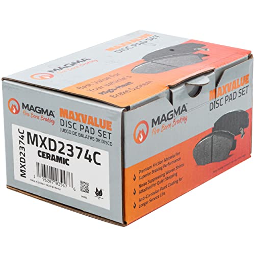 MAGMA MaxValue MXD2374C Ceramic Brake Pads, Rear
