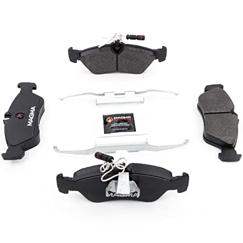 MAGMA Premium PMD1006M Semi-Metallic Brake Pads, Rear
