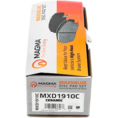MAGMA MaxValue MXD1910C Ceramic Brake Pads, Front