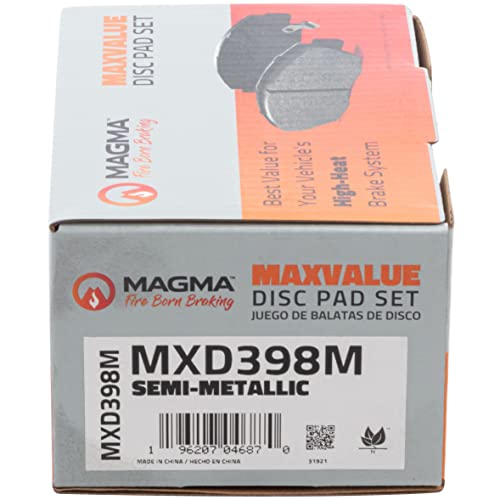 MAGMA MaxValue Semi-Metallic Brake Pads MXD398M