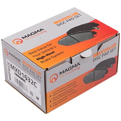 MAGMA MaxValue MXD1632C Ceramic Brake Pads, Rear
