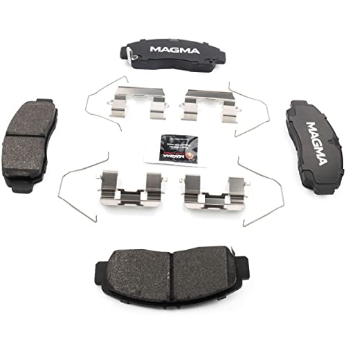 MAGMA Premium PMD1506M Semi-Metallic Brake Pads, Front
