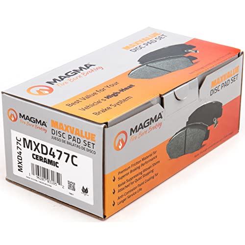 MAGMA MaxValue MXD477C Ceramic Brake Pads, Front