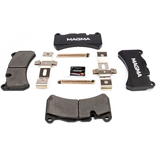 MAGMA Premium PMD1116M Semi-Metallic Brake Pads, Front