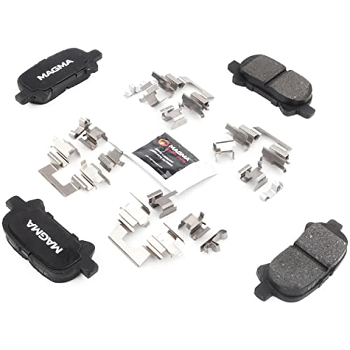 MAGMA Premium PMD828M Semi-Metallic Brake Pads, Rear