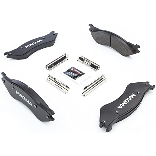 MAGMA Premium PMD842M Semi-Metallic Brake Pads, Front