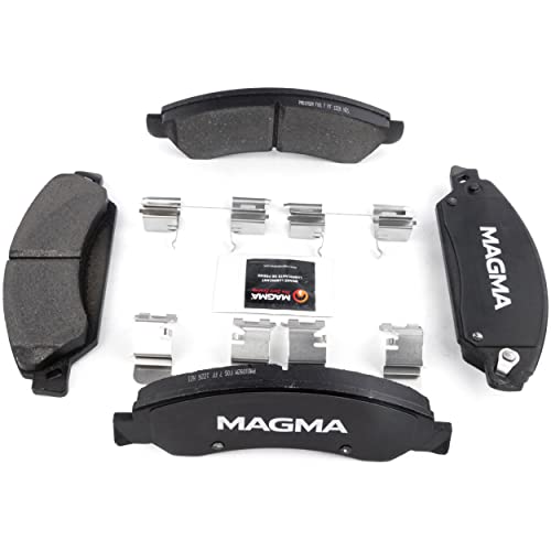 MAGMA Premium PMD1092M Semi-Metallic Brake Pads, Front