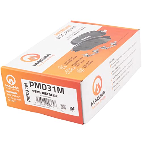 MAGMA Premium Semi-Metallic Brake Pads PMD31M