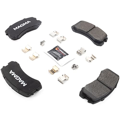 MAGMA Fire Born Braking Premium PMD904M Semi-Metallic Brake Pads, Front