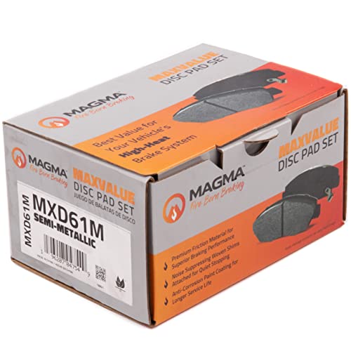 MAGMA MaxValue Semi-Metallic Brake Pads MXD61M