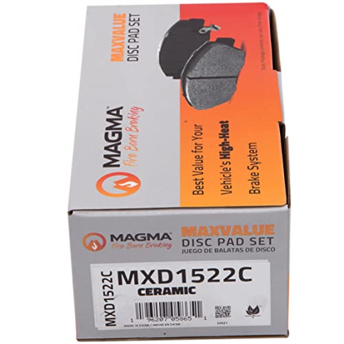 MAGMA MaxValue MXD1522C Ceramic Brake Pads, Front