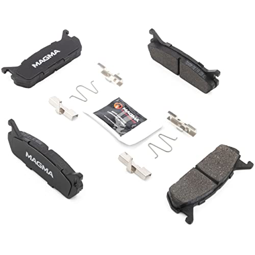 MAGMA Premium PMD458M Semi-Metallic Brake Pads, Rear