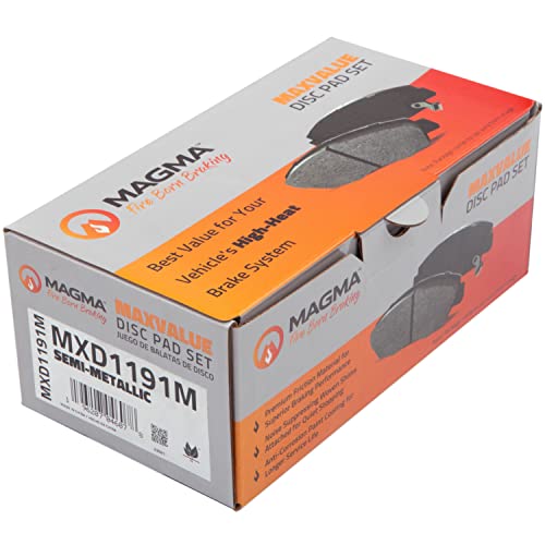 MAGMA MaxValue MXD1191M Semi-Metallic Brake Pads, Front