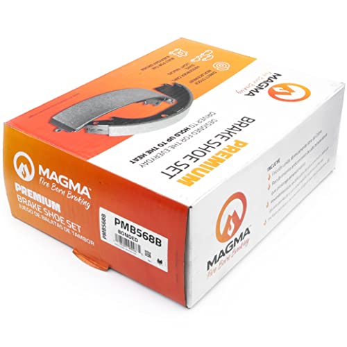MAGMA Premium PMB568B Bonded Shoes, Rear