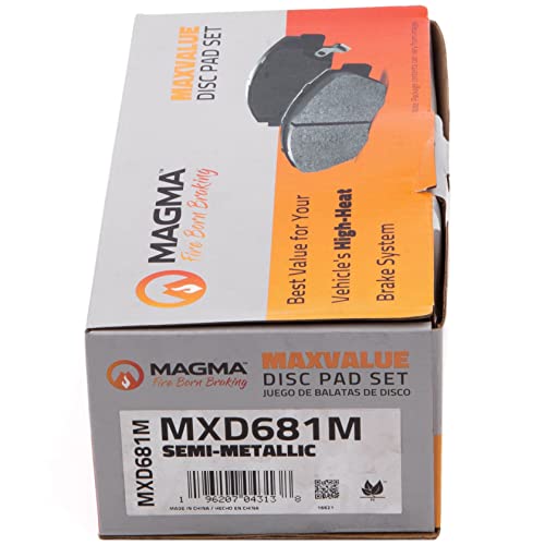 MAGMA MaxValue MXD681M Semi-Metallic Brake Pads