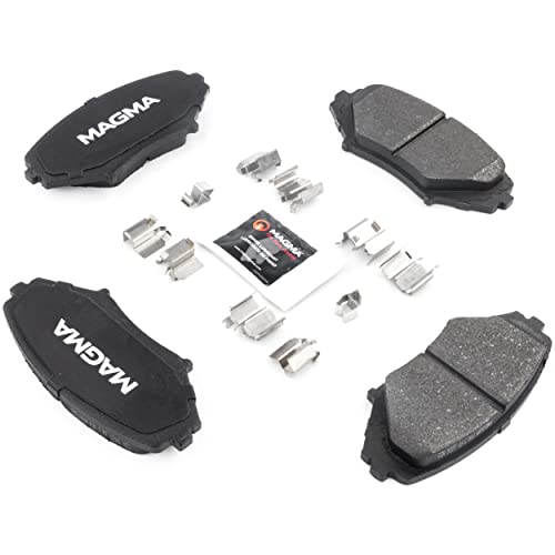 MAGMA Premium PMD1009M Semi-Metallic Brake Pads, Front