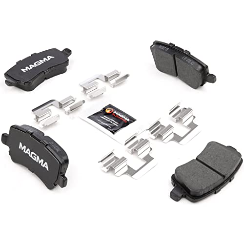 MAGMA Premium PMD1307C Ceramic Brake Pads, Rear
