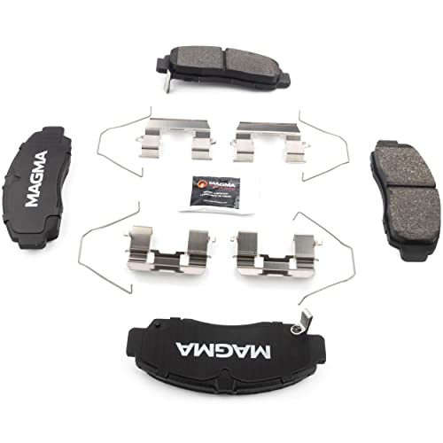 MAGMA Premium PMD1506M Semi-Metallic Brake Pads, Front