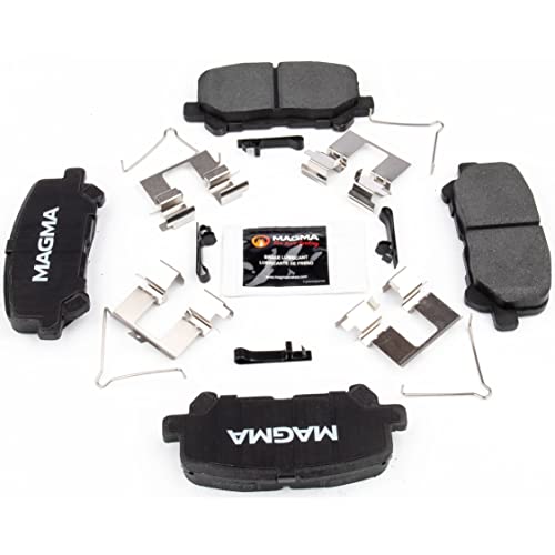 MAGMA Premium PMD1585C Ceramic Brake Pads, Rear