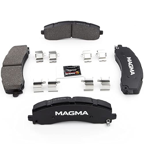 MAGMA Premium PMD2225M Semi-Metallic Brake Pads, Rear