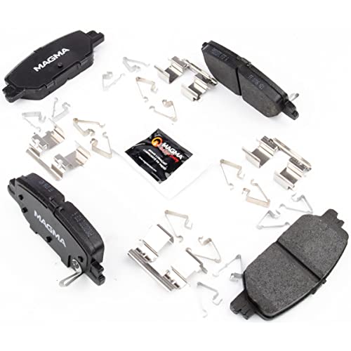 MAGMA Premium PMD2037C Ceramic Brake Pads, Rear